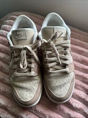 Nike Women’s Low-Top Sneakers in Beige and Cream